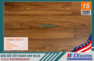 Sàn Gỗ Cốt Xanh Dixons -DX711 -8mm
