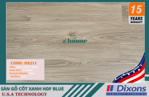 Sàn Gỗ Cốt Xanh Dixons -DX211 -8mm