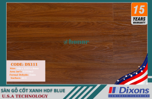 Sàn Gỗ Cốt Xanh Dixons -DX111 -8mm