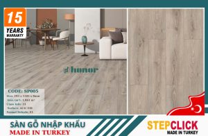 Sàn Gỗ Thổ Nhĩ Kỳ Stepclick SP005-Prime-AC4-8mm