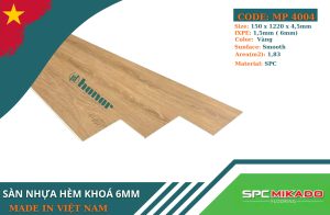 Sàn nhựa hèm khóa MP 4004 - 6mm