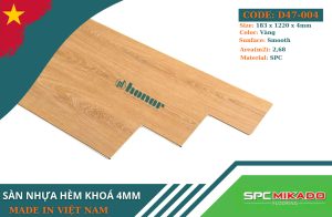 Sàn nhựa hèm khóa Mikado D47-004 - 4mm