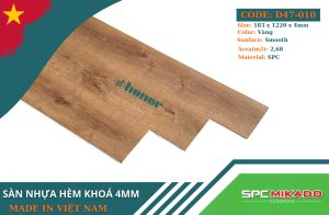 Sàn nhựa hèm khóa Mikado D47-010 - 4mm