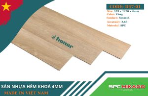 Sàn nhựa hèm khóa D47-01 - 4mm