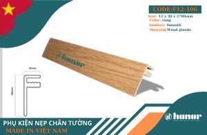 Phụ kiện nẹp chân tường F12-106