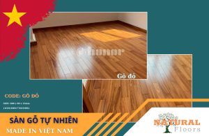 Sàn gỗ tự nhiên Gỗ đỏ