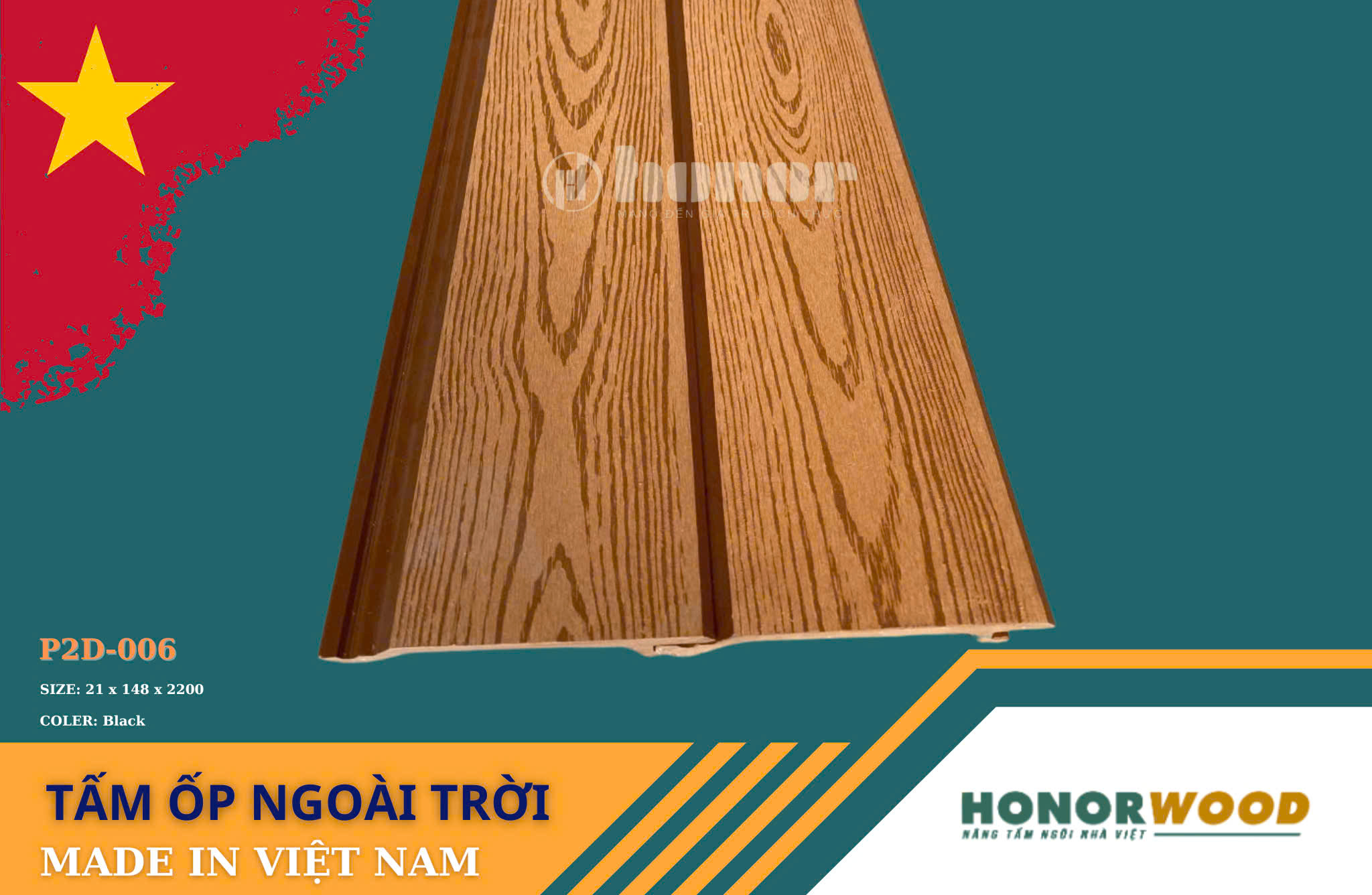 Tấm ốp ngoài trời P2D-006