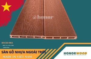 Sàn gỗ nhựa ngoài trời HN3D-003