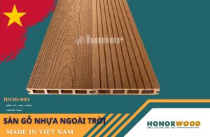 Sàn gỗ nhựa ngoài trời HN3D-005