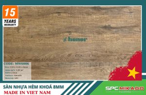 Sàn nhựa hèm khóa MW6006 - 8mm