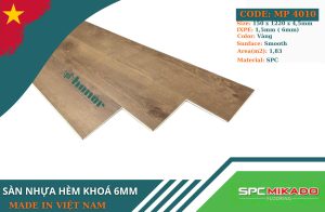 Sàn nhựa hèm khóa MP 4010 - 6mm