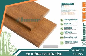 Ốp Tường Tre Biến Tính-Golden Oak- CF100