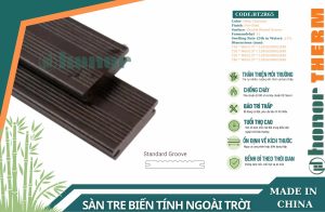 Sàn Gỗ Tre Biến Tính-Deep Charcoal – BT2R65