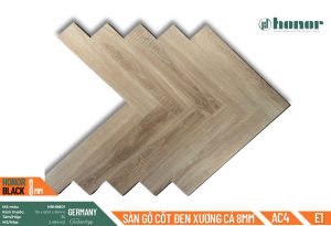 SÀN GỖ XƯƠNG CÁ CỐT ĐEN HONOR BLACK – HBH8801 – 8mm