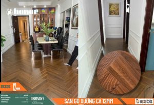Sàn gỗ Xương cá cốt xanh ZICCOS AQUA S003