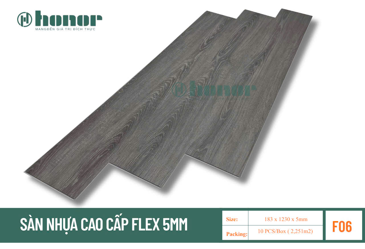 Sàn nhựa hèm khóa Flex F01 - Ảnh 4