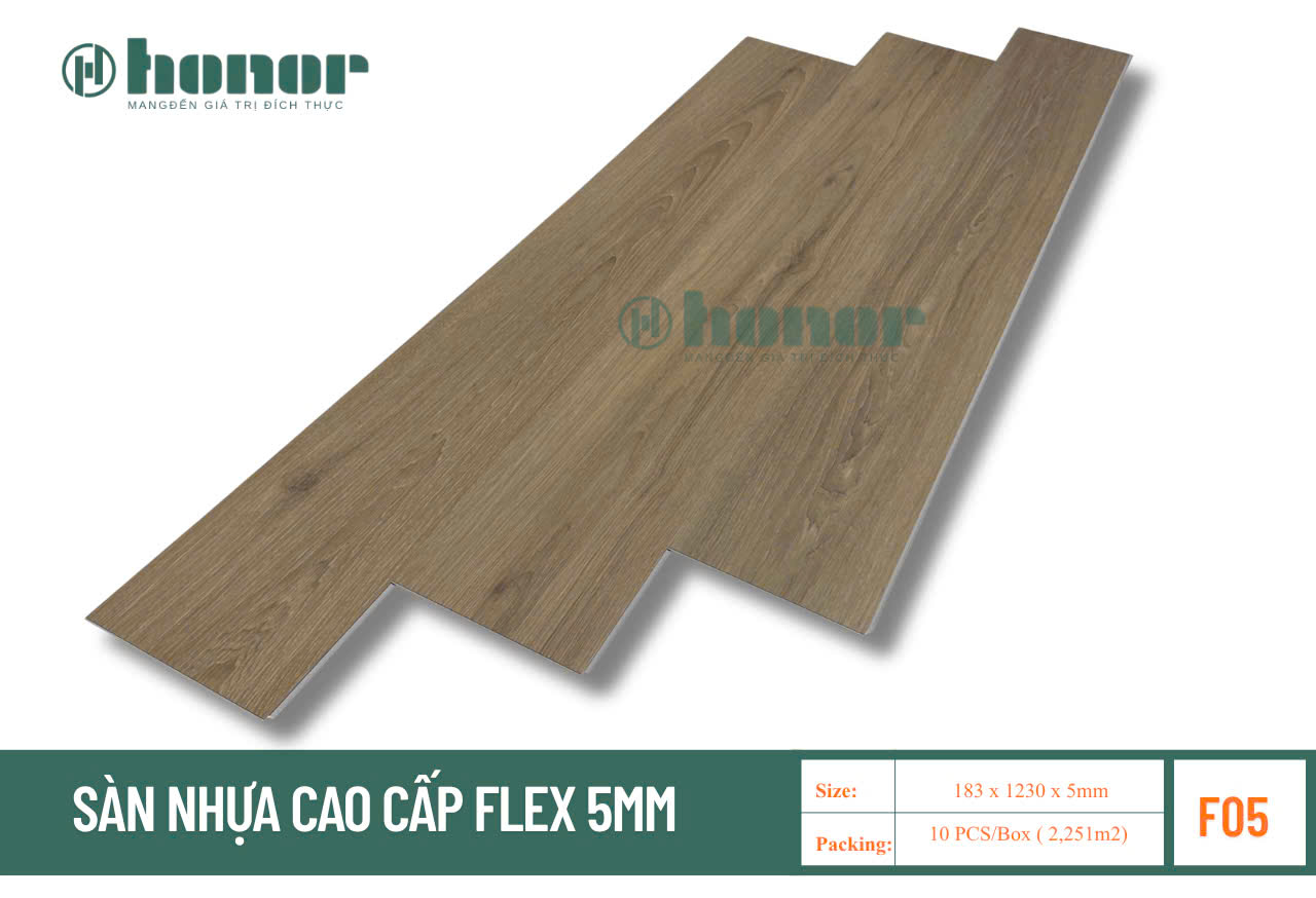 Sàn nhựa hèm khóa Flex F01 - Ảnh 5