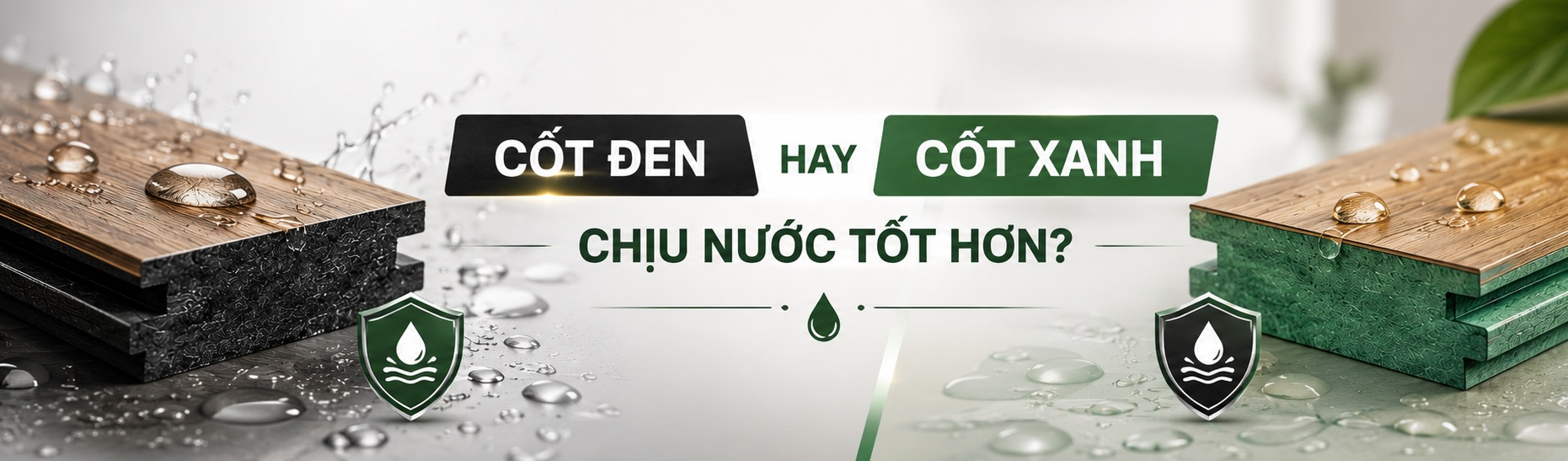 So sánh cốt đen và cốt xanh chống nước