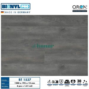 Sàn Gỗ Cốt Đen Binyl Pro BT 1537 12mm AC5 Đức